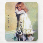 In schande olieschilders, speciaal gepersonalisee muismat (Voorkant)