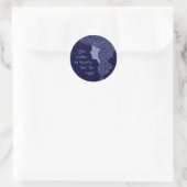 In schoonheid ronde sticker (Tas)