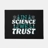 In Science We Trust Citaat - Leraar Deurmat (Voorkant)