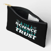In Science We Trust Citaat - Leraar Etui (Open)