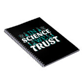 In Science We Trust Citaat - Leraar Notitieboek (Rechterzijde)
