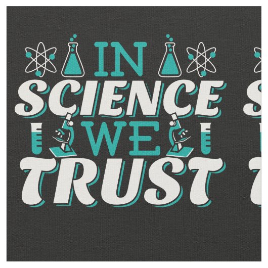 In Science We Trust Citaat - Leraar Stof (Close Up)