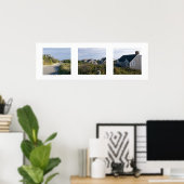 In Sconset, Nantucket, Massachusetts Triptych Poster (Thuiskantoor)