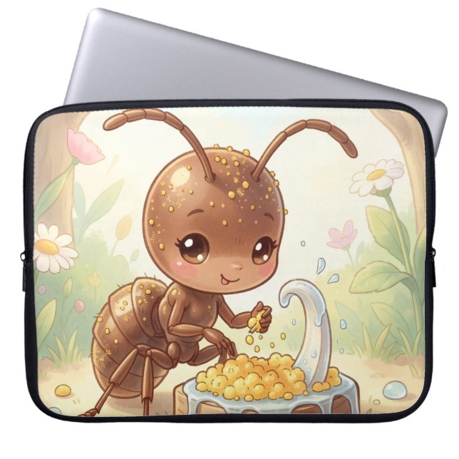 In Search of Blossom Gold.2 Laptop Sleeve (Voorkant)