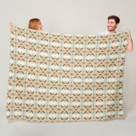 In Search of Blossom Gold.3 Fleece Deken