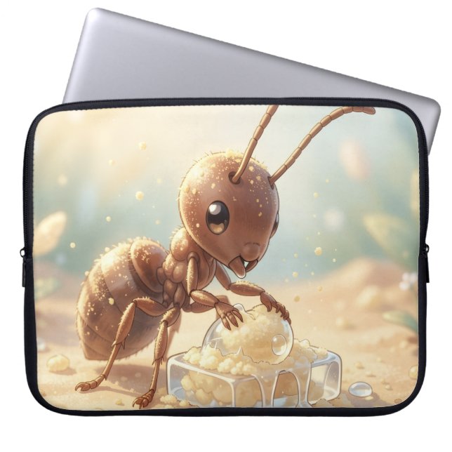 In Search of Blossom Gold.3 Laptop Sleeve (Voorkant)