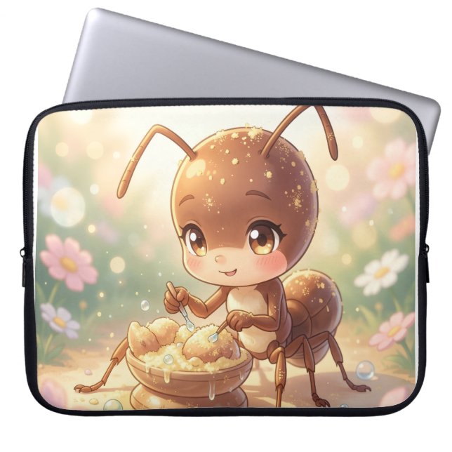 In Search of Blossom Gold.9 Laptop Sleeve (Voorkant)