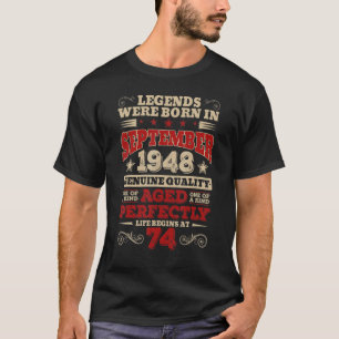 In september 1948 werden 74 jaar   oude legers geb t-shirt