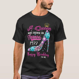 In september 1972 werd een vrouw geboren, Happy 51 T-shirt