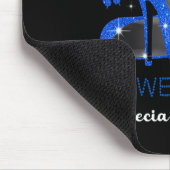 In september Draag Blauwe Hoogvlakte Alopecia Awar Muismat (Hoek)