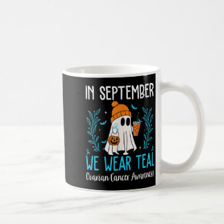 In september Draag we Blauwgroen gevoeligheid voor Koffiemok