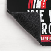 In september Draag we Burgundy Brain Aneurysm Awar Muismat (Hoek)