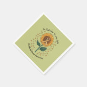 In september Draag we Gold Childhood Cancer Aware Servet (Hoek)