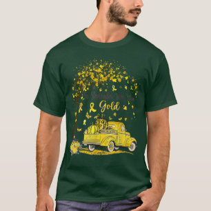 In september Draag we Gold Pumpkin Truck Chilhood  T-shirt