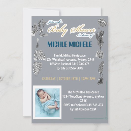 IN SEPTEMBER DRAAG WE GOUDE INVITATIE KAART (Voorkant)