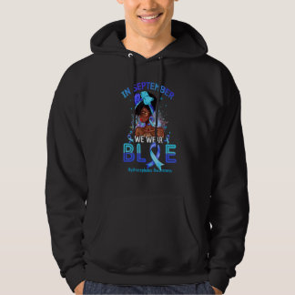 In september Draag we het bewustzijn van blauwe hy Hoodie