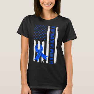 In september Draag we het bewustzijn van de blauwe T-shirt