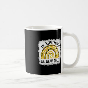 In september Draag we het bewustzijn van kinderkan Koffiemok