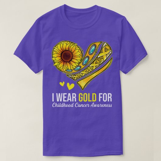 In september Draag we kinderkanker T-shirt (Design voorkant)