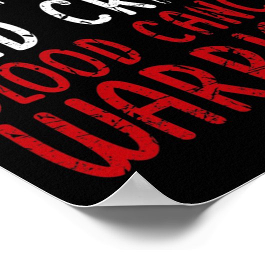 In september Draag we rode vlinder bloedkanker AW Poster (Hoek)