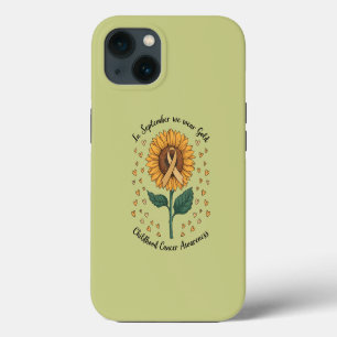 In September dragen we goud Tegen Kinderkanker iPhone 13 Hoesje