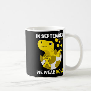 In september hebben we Gold Childhood Cancer Aware Koffiemok
