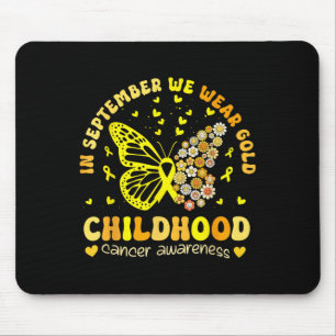 In september hebben we Gold Childhood Cancer Aware Muismat