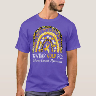 In september hebben we Gold Childhood Cancer Aware T-shirt