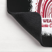 In September We Wear Burgundy Sickle Cell Awarenes Muismat (Hoek)