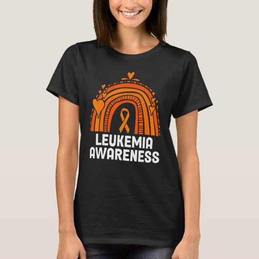 In September We Wear Orange Leukemia Awareness Mon T-shirt (Voorkant)