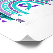 In September We Wear Teal &amp; Purple Suicide Pre Poster (Hoek)