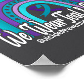 In September We Wear Teal And Purple Suicide Preve Poster (Hoek)