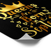 In september worden koninginnen geboren poster (Hoek)