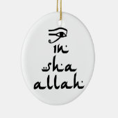 In Sha Allah Keramisch Ornament (Rechts)