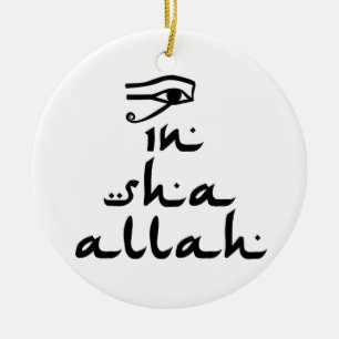 In Sha Allah Keramisch Ornament