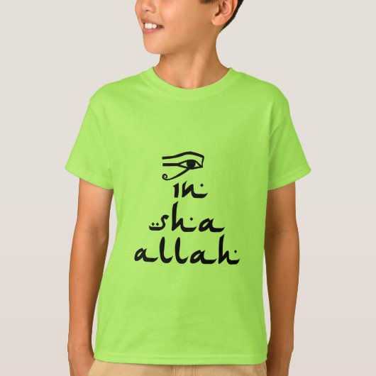 In Sha Allah T-shirt (Voorkant)