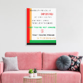 In Shackles Wrapped Canvas Afdruk (Insitu (Woonkamer))