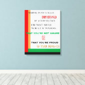 In Shackles Wrapped Canvas Afdruk (Insitu (Houten vloer))