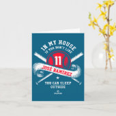 In Shirt House Jose Ramirez Mlbpa Mlb Kaart (Gele Bloem)
