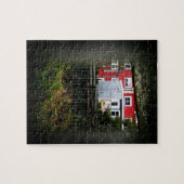 In sint-janskruid: een peek door het hek legpuzzel (Horizontaal)