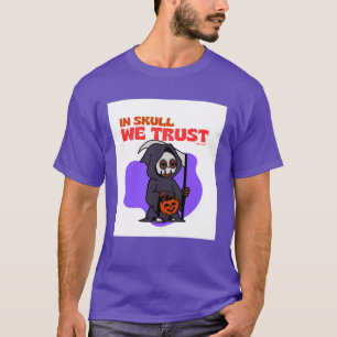In Skull We Trust Halloween heren T-shirt