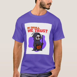 In Skull We Trust Halloween heren T-shirt