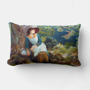 In slaap in het bos (door Arthur Hughes) Kussen
