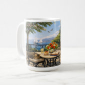 In slaap vallen! Sage Vintage Sealife Koffiemok (Voorkant links)