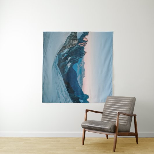 IN SNEEUW GEDEKT MOUNTAIN WANDKLEED (In Situ (horizontaal))