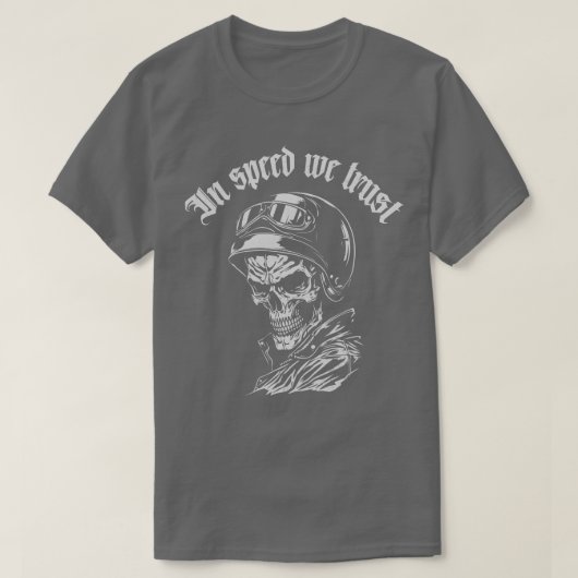 IN SNELHEID VERTROUWEN WE 1 T-SHIRT (Design voorkant)