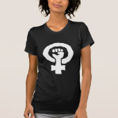 In solidariteit met de rechten van de vrouw t-shirt (Voorkant)