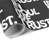 In Soul vertrouwen we. Cadeaupapier (Rol Hoek)