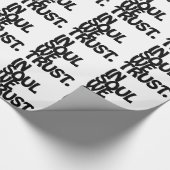 In Soul vertrouwen we. Cadeaupapier (Hoek)