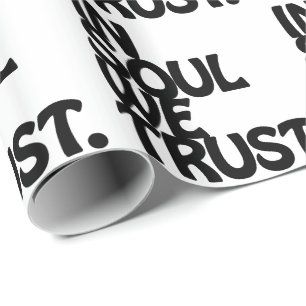 In Soul vertrouwen we. Cadeaupapier